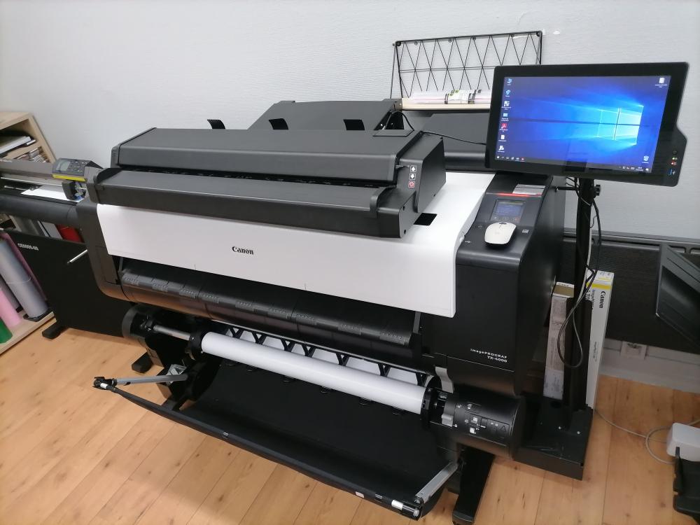 Impression de document grand format ou personnalisé