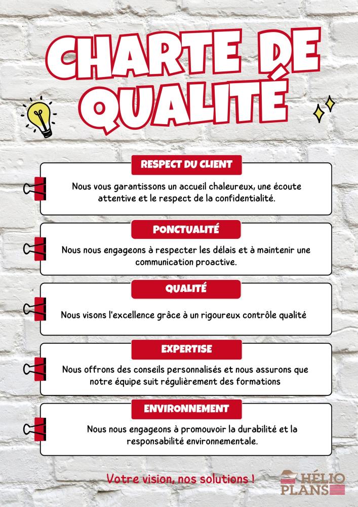 CHARTE DE QUALITÉ